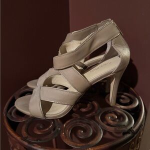 Elegant Beige Calvin Klein Women's Sandals Size 7.5